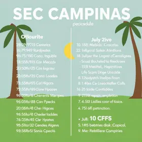 Programação de Julho do Sesc Campinas