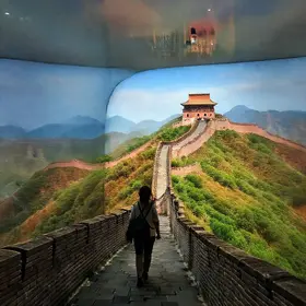 exposição da Muralha da China